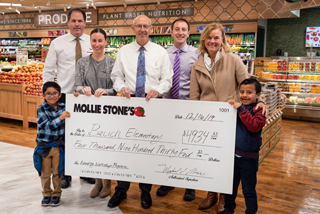 Mollie Stone's Donation to Bacich