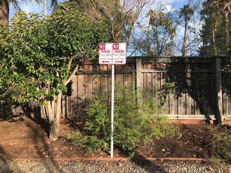 New Parking Restrictions Sign