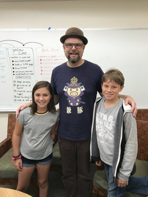 Kent Students With Author Alan Gratz