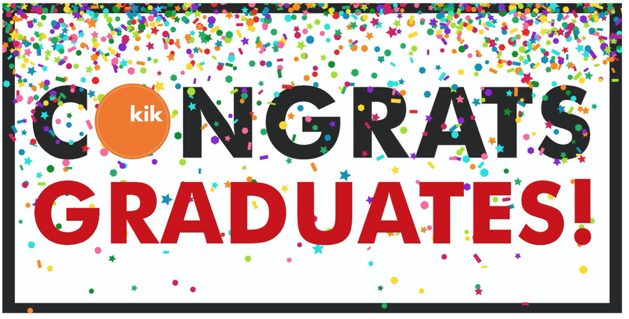 KIK Congratulations Graduates