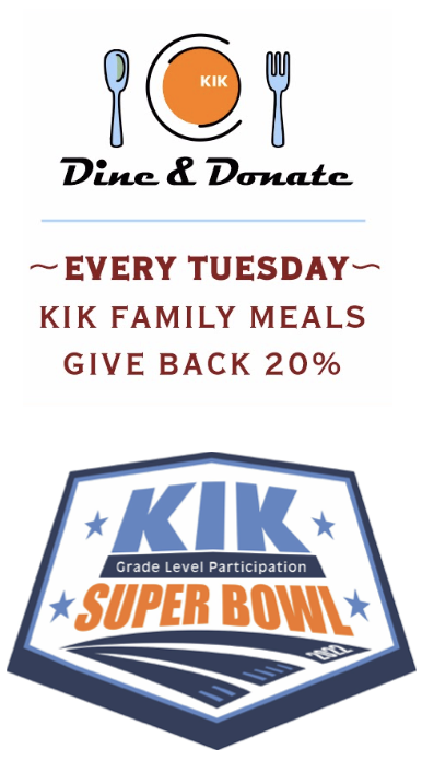 KIK Dine Donate 01-18-2022