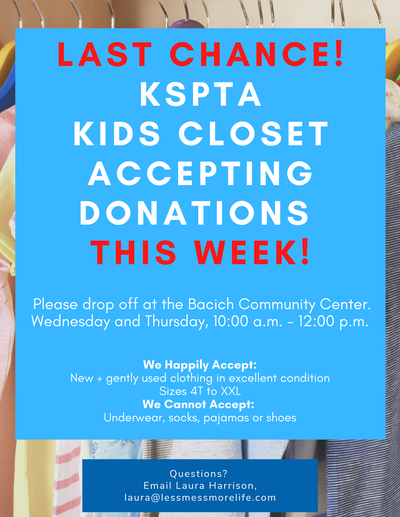 KSPTA Kids Closet