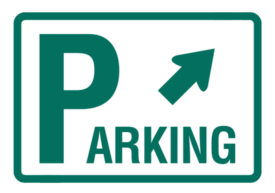 A parking sign.