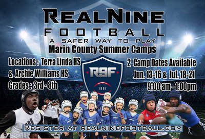 Real Nine Football Summer Camp Flyer 2022