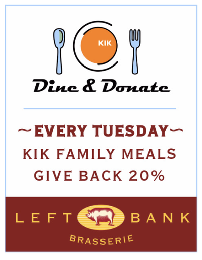 KIK dine and donate